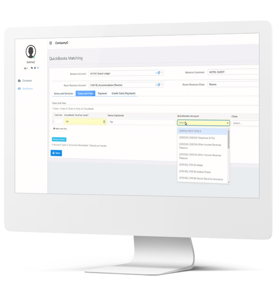 Cloudbeds Accounting with Quickbooks