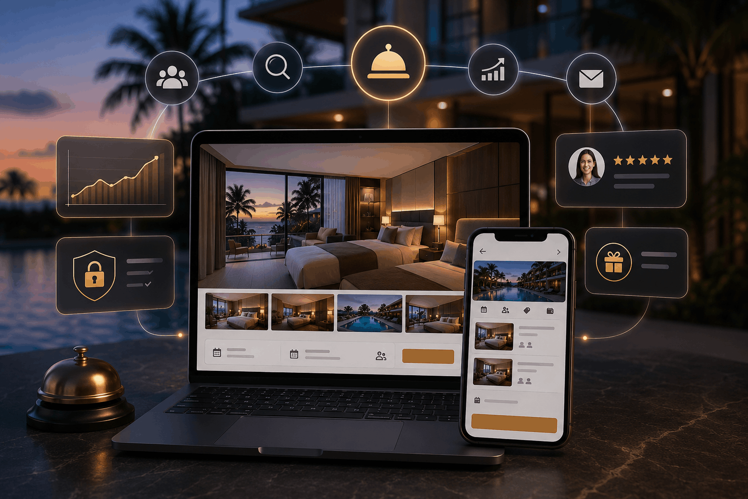 Hotel direct booking engine software